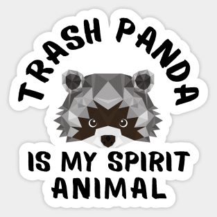 Raccoon Funny Sayings Sticker